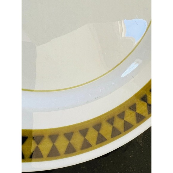 Vintage Mikasa Mediterrania Dominique 12" Chop‎ Plate Black Pyramids Platter MCM - Picture 5 of 7